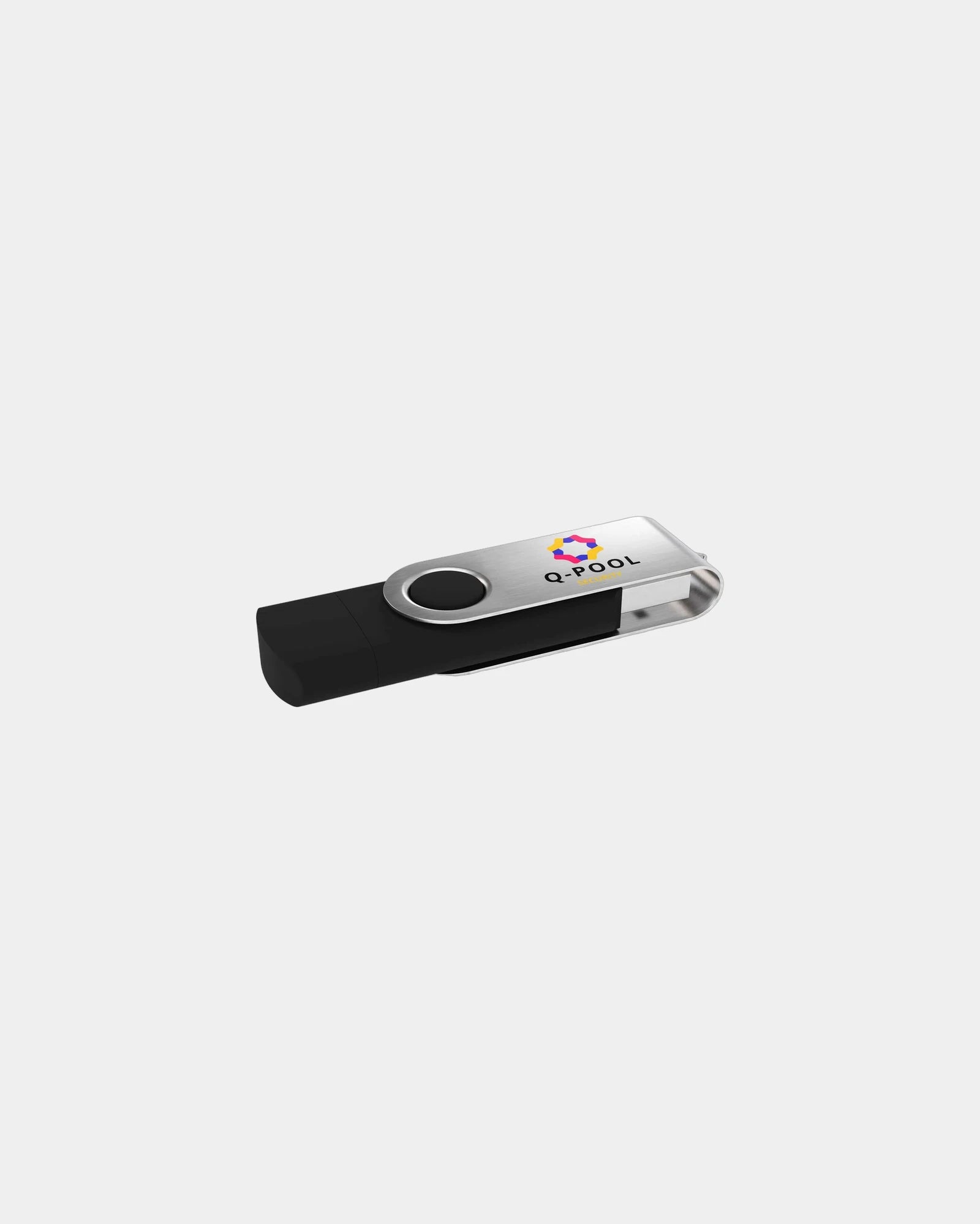 Clé USB Twister-C double connecteur à personnaliser - 1